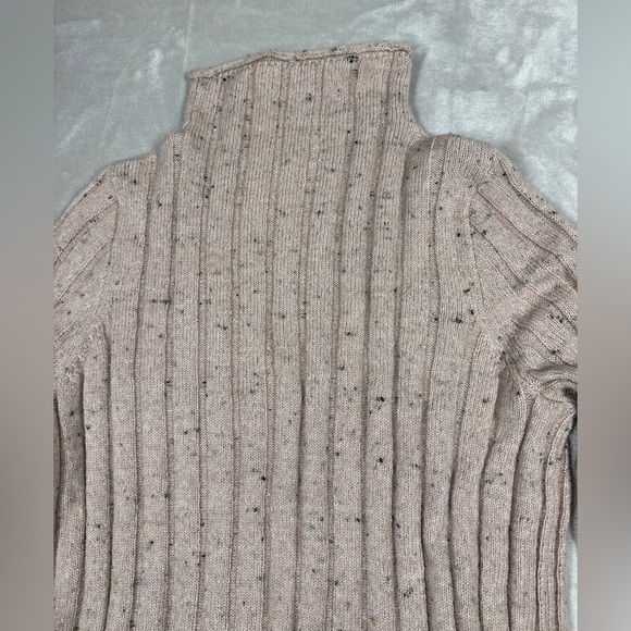 NWT Madewell Donegal Blush Evercrest Turtleneck Wool Blend Sweater Size Small - Picture 12 of 16